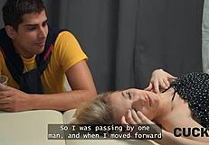 cuck4k. doctor gropes and fucks cheating wife's tight 18+ pussy during exam