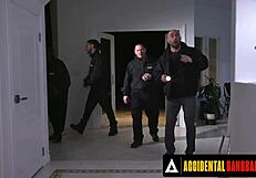 hot charlie forde fucked by five guards in wild gangbang?