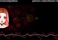 f4m bound loser takes femdom gloryhole humiliation to orgasm