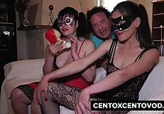 oh man due bambole porcelle theyre stompin alex magni with double penetrations n blowjobs in this italian amateur mess