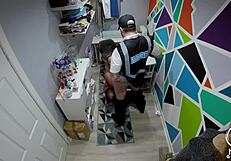 Maisie Lewis shoplifts then sucks huge cock as punishment