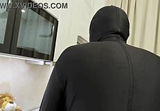 i can't resist my cute girlfriend's panty handjob tease