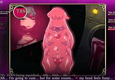 mage kanade explores futanari dungeon slime quest with ass milk handjob