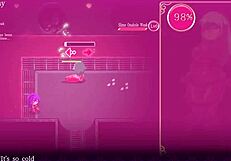 mage kanade explores futanari dungeon slime quest with ass milk handjob