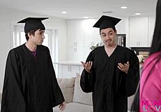 crystal rush and suki sin swap stepmoms riding cocks in graduation fun