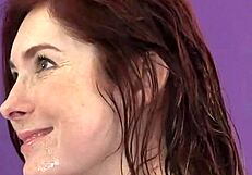 Exceptional Babe Fills Yummy Slit With Warm Piss And Squirts Hardcore