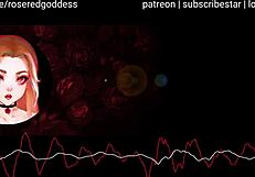 f4m bound loser takes femdom gloryhole humiliation to orgasm