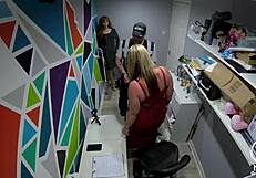 Maisie Lewis shoplifts then sucks huge cock as punishment