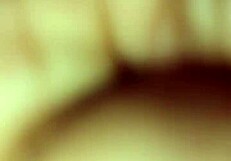 Cute horny wife blows cock then takes missionary creampie finish?