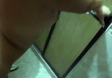 Maid sucks cock for cash then rides it creampie style!