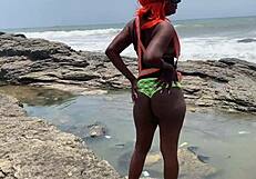 bbc contractor rails mercedes from beach to bathroom fuck