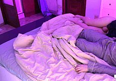 stepmom can't resist sucking stepson's cock before wild fucking!!