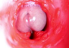 camera POV inside oiled redhead fuck doll pussy as monster cock machine pounds to orgasm. BEST INTERNAL CUMSHOT