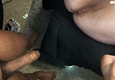 resaboo's juicy pussy gaped hard by massive bbc in garage