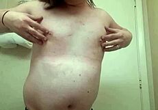 whoa, check this tranny stripping panties in hot tease 😏