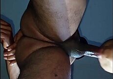 Amateur woman delivers deepthroat blowjob with cum swallow