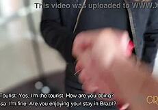Tourist Larissa Matches for Cute Natural Tits Action