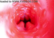 camera POV inside oiled redhead fuck doll pussy as monster cock machine pounds to orgasm. BEST INTERNAL CUMSHOT