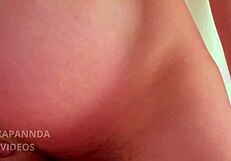 39-week pregnant beauty orgasms wildly on stepdad's cock