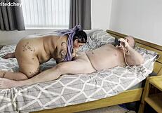 Cheyenne Rose Swallows Monster Cock Cum in Intense Blowjob