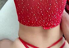 I ride his cock hard in cowgirl then doggy on the couch ending with cum dripping down my ass