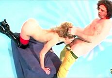 whoa big tits blonde nikki nievez rides huge cock doggystyle then takes it deep in tight ass! 🔥🍑