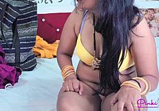 what if sasur caught modern bahu ravinadesi naked, then she grabs his old lund for wild fuck?