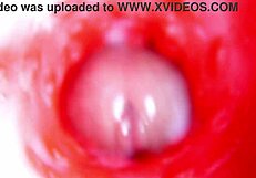 camera POV inside oiled redhead fuck doll pussy as monster cock machine pounds to orgasm. BEST INTERNAL CUMSHOT