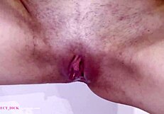 Close-up creampie compilations. Tight pussies get douched in shower POV.