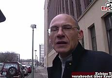 Could Old German Grandpa Really Nail That Street-Picked Blonde Teen?