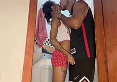 stepdaughter bath fuck before wife arrives?