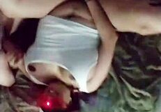 she fingers her fat latina ass and milf pussy before getting fucked hard