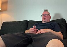 got so horny in garage masturbating wanna see that massive cumshot finish?