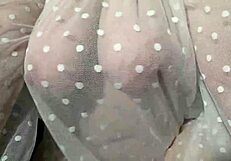 Gorgeous Milf Close-Up Saggy Big Boobs Tease