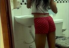 stepdaughter bath fuck before wife arrives?