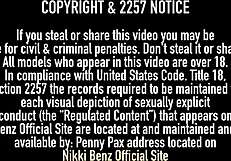 damn nikki benz big tits bounce on monster cock ride