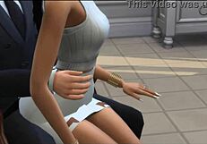 kim k's presidential pussy gets pounded outdoors at work