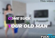 Jay Rock teaches petite Reyna Belle how to behave stepdaddy style