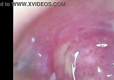 WATCH REAL PUSSY ORGASM contractions with cum sperm inside under microscope!?