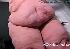 SSBBW Ivy Davenport's Massive Belly And Fat Ass Jiggle Fetish