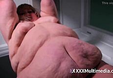 SSBBW Ivy Davenport's Massive Belly And Fat Ass Jiggle Fetish