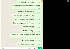 mi novia tastes cum and begs for more