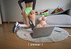 Oh my god! Wife cheats with client using her sex doll on me too!