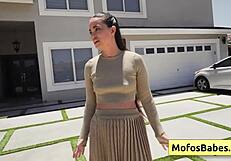 Angelina Moon pays Logan Xander with wet blowjob juicy pussy