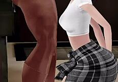 yo, wanna see me pound this sexy pornstar model's big tits and pussy?