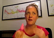 Naughty candy heart buttplug anal insertion and use demo