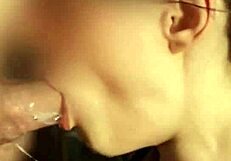 wanna see this amateur wife gag on monster cock with sloppy deepthroat and cum gulp?