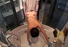 Hey, you like fucking me while I clean the bath?