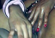 Ebony Drills Pussy with Dildo in Secret Fantasy Pt 2!