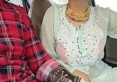 First time fucking my wife's sexy sister in car doggystyle rough!